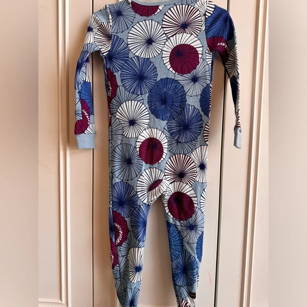 Tea 1 Piece Zip Up Footie With NonSlip Grips!
